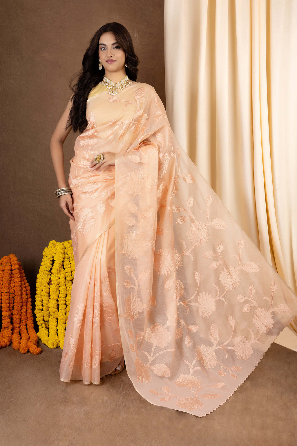 Kota Sundari — Fancy Kota Embroidery Saree