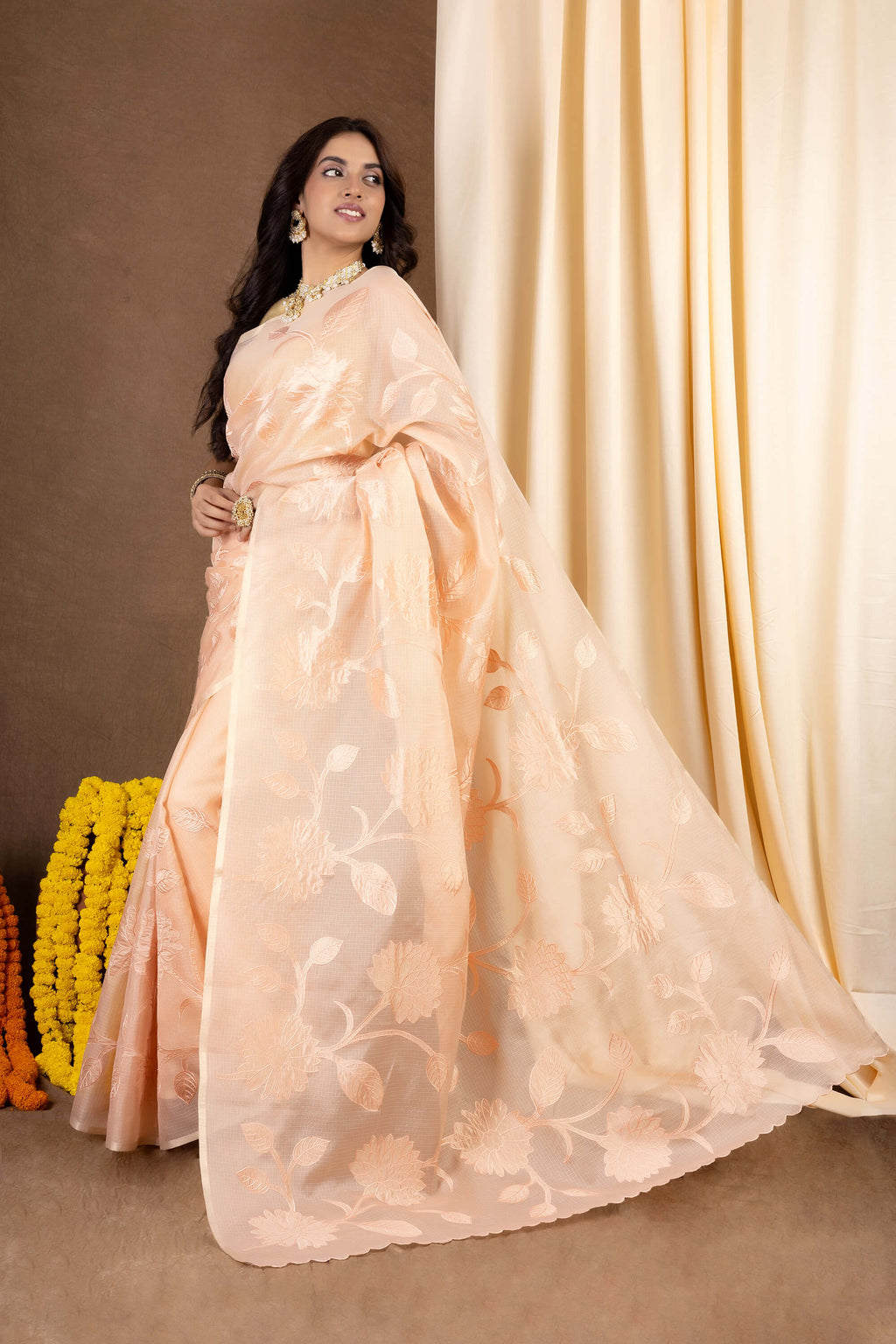 Kota Sundari — Fancy Kota Embroidery Saree