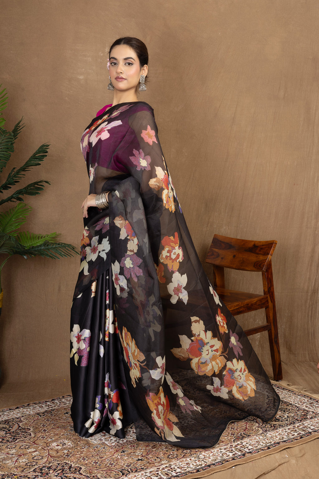 Chhavi Organza — Fancy Organza Printed Saree