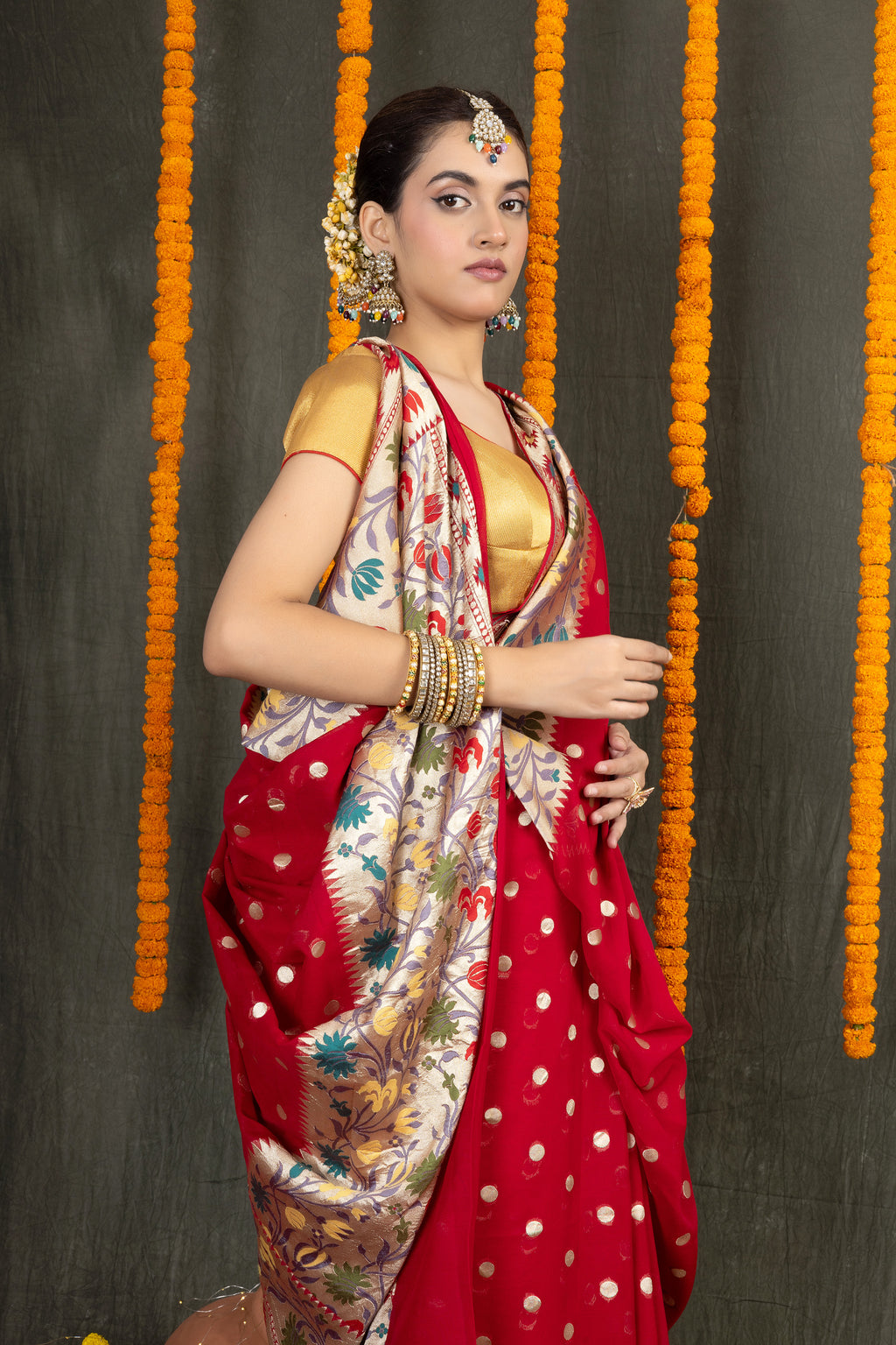 Khaddi Kanika — Silk Georgette Khaddi Embroidery Saree
