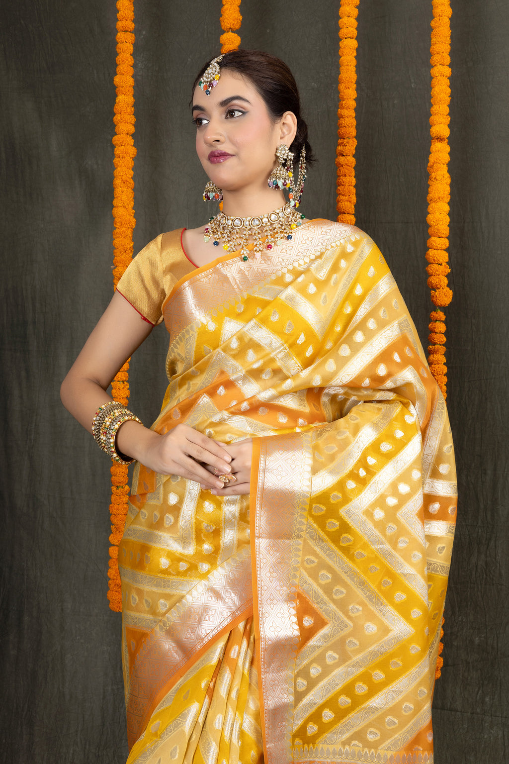 Rangkhat Organza — Silk Organza Rangkhat Saree