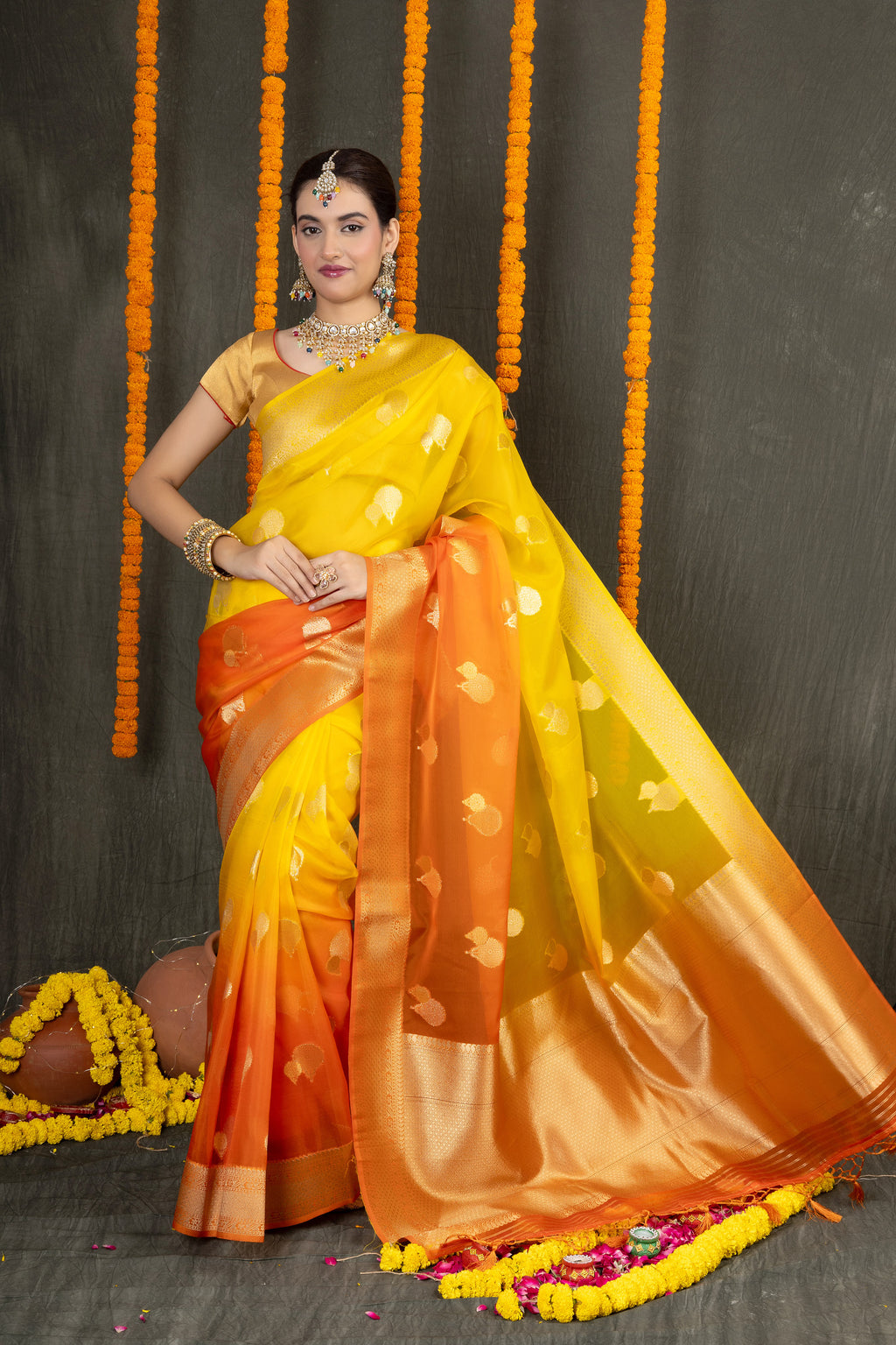 Chanderi Noor — Fancy Chanderi Embroidery Saree
