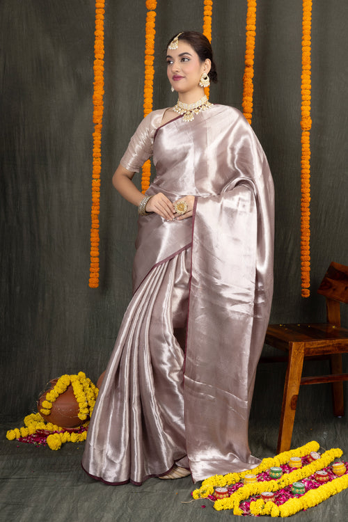 Ambose Kanak – Silk Tissue Gold Ambose Saree