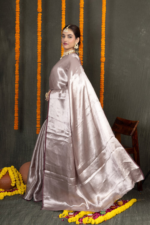 Ambose Kanak – Silk Tissue Gold Ambose Saree